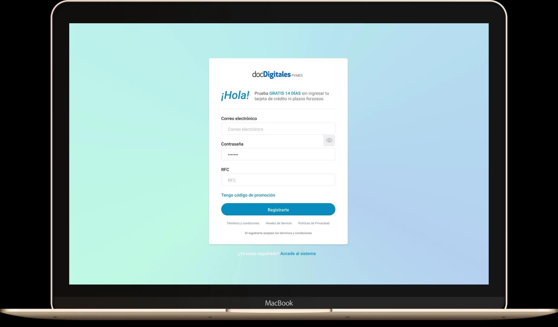 inicio de sesion docdigitales