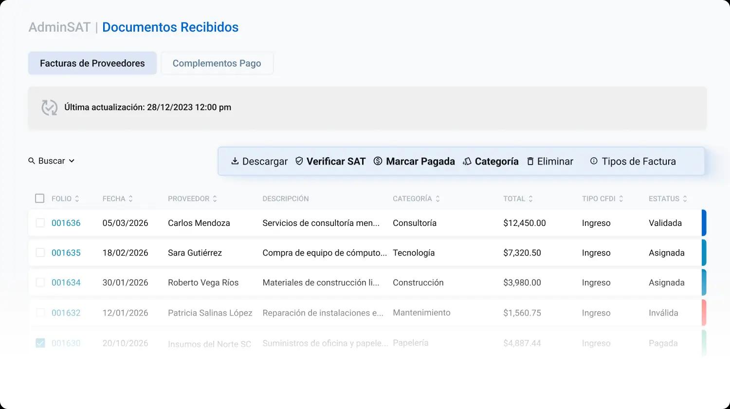 Recordatorios de pagos
